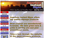 Desktop Screenshot of americaninstantsigns.com