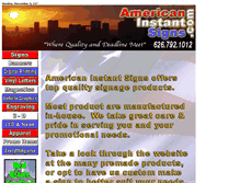 Tablet Screenshot of americaninstantsigns.com